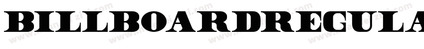 Billboardregularswft字体转换