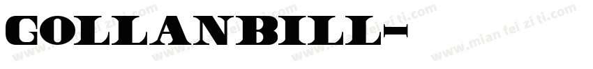 GollanBill字体转换