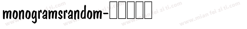 monogramsrandom字体转换