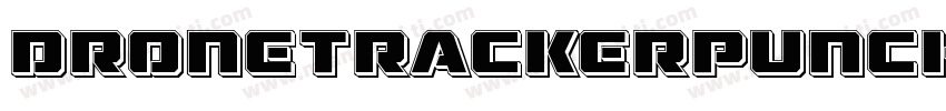 DroneTrackerPunchItalic-PBlx字体转换