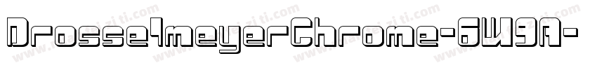 DrosselmeyerChrome-6W9A字体转换