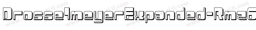 DrosselmeyerExpanded-Rmz6字体转换