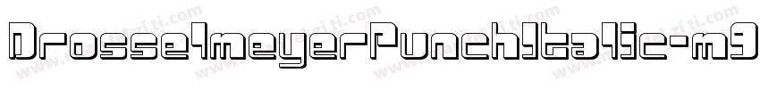 DrosselmeyerPunchItalic-m9M2字体转换