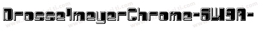 DrosselmeyerChrome-6W9A字体转换