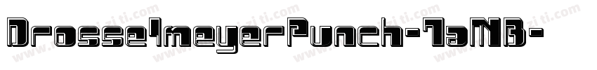 DrosselmeyerPunch-7aMB字体转换