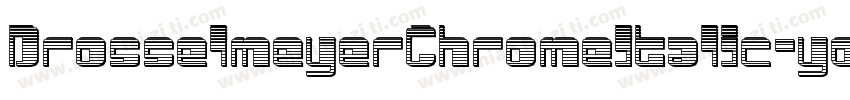 DrosselmeyerChromeItalic-ydVe字体转换