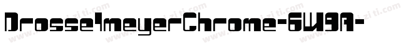 DrosselmeyerChrome-6W9A字体转换