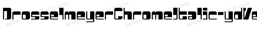DrosselmeyerChromeItalic-ydVe字体转换