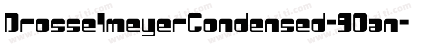 DrosselmeyerCondensed-9Oan字体转换