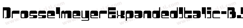 DrosselmeyerExpandedItalic-BJy8字体转换