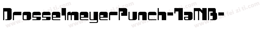 DrosselmeyerPunch-7aMB字体转换