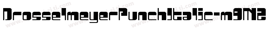 DrosselmeyerPunchItalic-m9M2字体转换