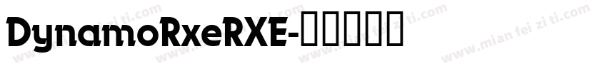 DynamoRxeRXE字体转换