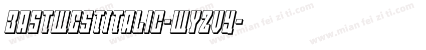 EastWestItalic-WyzVY字体转换