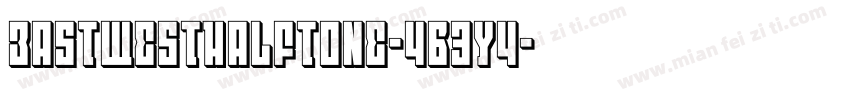EastWestHalftone-4B3y4字体转换