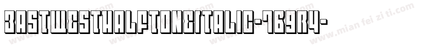 EastWestHalftoneItalic-7B9r4字体转换