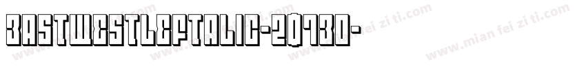 EastWestLeftalic-2O7Eo字体转换