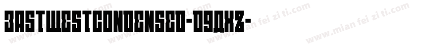 EastWestCondensed-d9AxZ字体转换