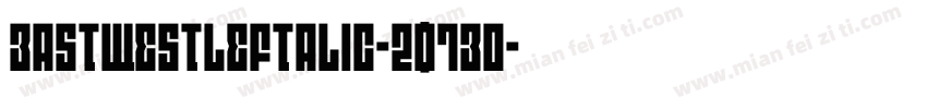 EastWestLeftalic-2O7Eo字体转换
