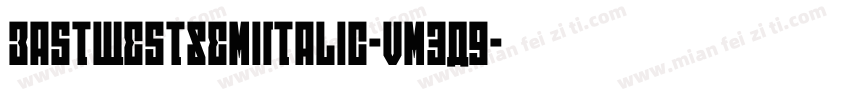 EastWestSemiItalic-vm3A9字体转换