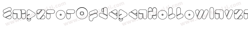 EmperorOfJapanHollowInverse-6rjx字体转换
