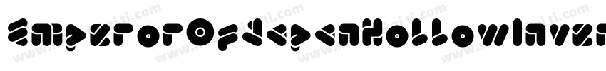 EmperorOfJapanHollowInverse-6rjx字体转换