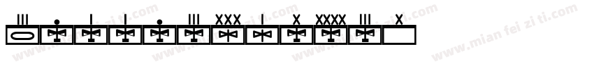 Millingborn字体转换