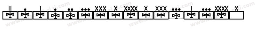 milstageregular字体转换
