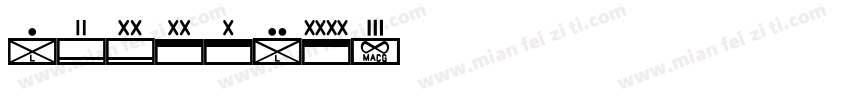 MILBAND字体转换