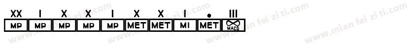 millittan字体转换