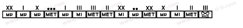 milpicsregular字体转换