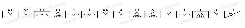 SYMBOLSREGULAR字体转换
