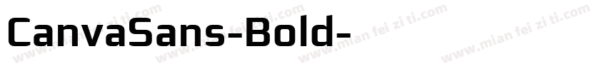 CanvaSans-Bold字体转换