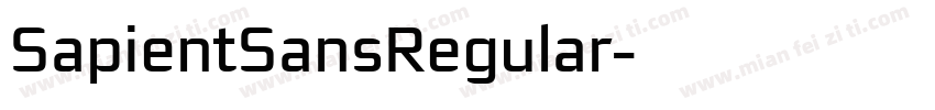 SapientSansRegular字体转换