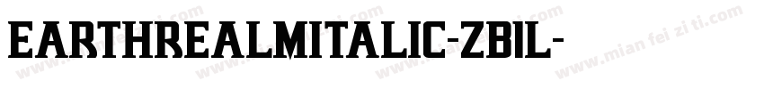 EarthrealmItalic-ZB1l字体转换