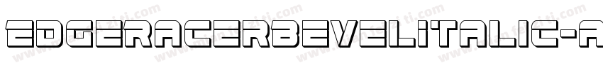 EdgeRacerBevelItalic-azXK字体转换