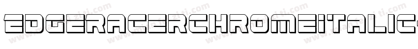EdgeRacerChromeItalic-pzAd字体转换