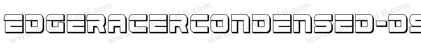 EdgeRacerCondensed-D9eD字体转换