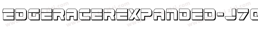 EdgeRacerExpanded-J7qm字体转换