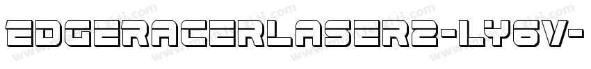 EdgeRacerLaser2-ly6V字体转换