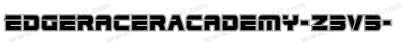 EdgeRacerAcademy-Z3v3字体转换