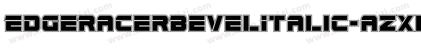 EdgeRacerBevelItalic-azXK字体转换