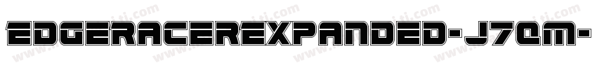 EdgeRacerExpanded-J7qm字体转换