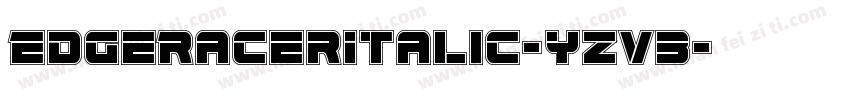 EdgeRacerItalic-yzv3字体转换