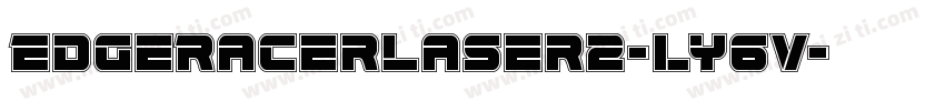 EdgeRacerLaser2-ly6V字体转换