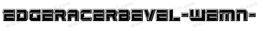 EdgeRacerBevel-WEMn字体转换