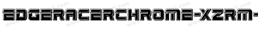 EdgeRacerChrome-xzrm字体转换