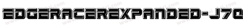 EdgeRacerExpanded-J7qm字体转换