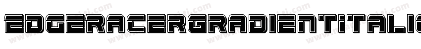 EdgeRacerGradientItalic-zzwX字体转换
