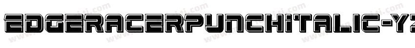 EdgeRacerPunchItalic-YZ6v字体转换